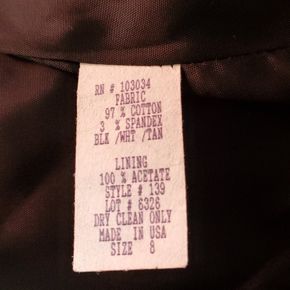 Giancarlo Ferrari Zippered Floral Jacket - Size 8 - Picture 6 of 7